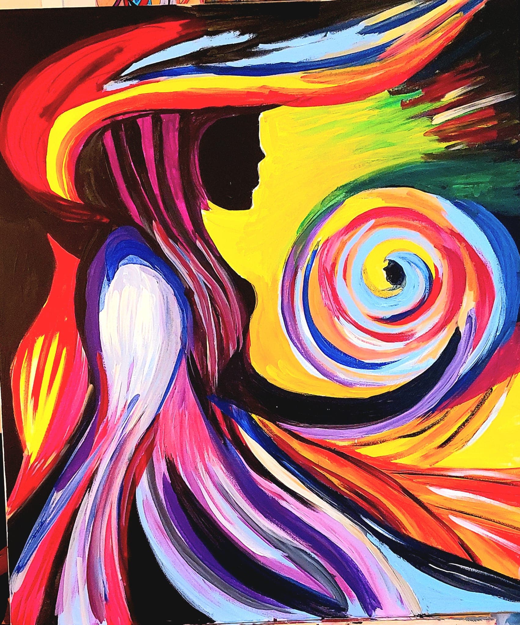 Ohne Titel von Claudia Grimm, Malerei