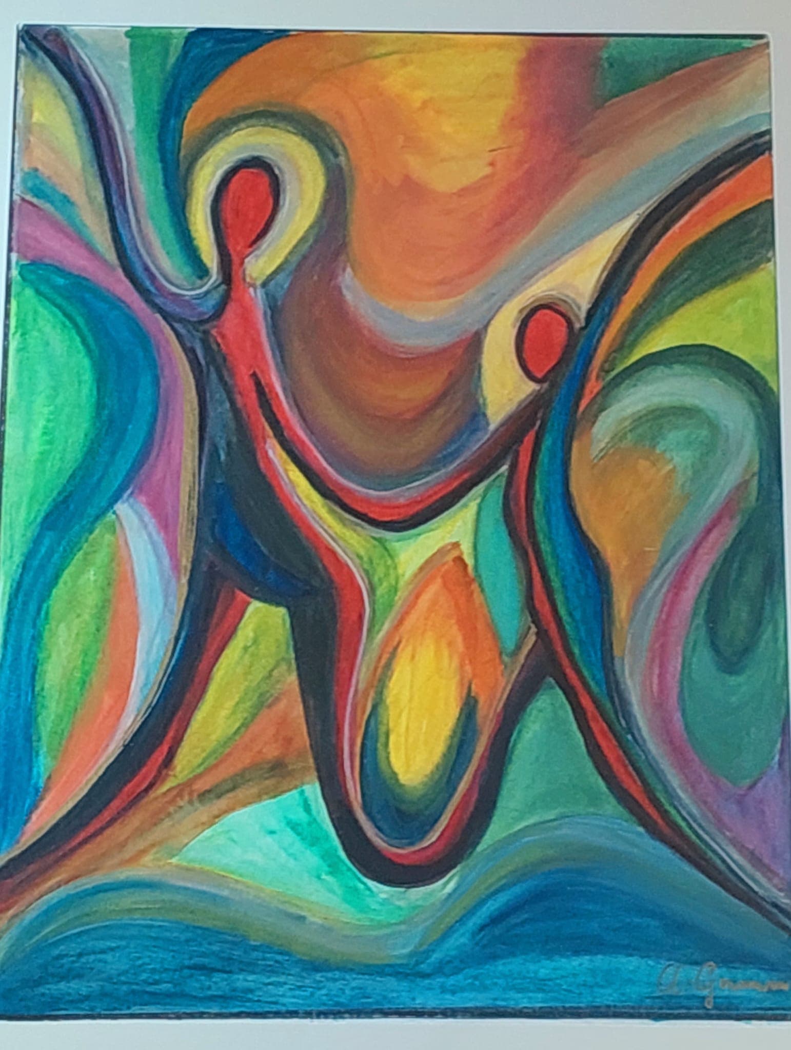 Ohne Titel von Claudia Grimm, Malerei