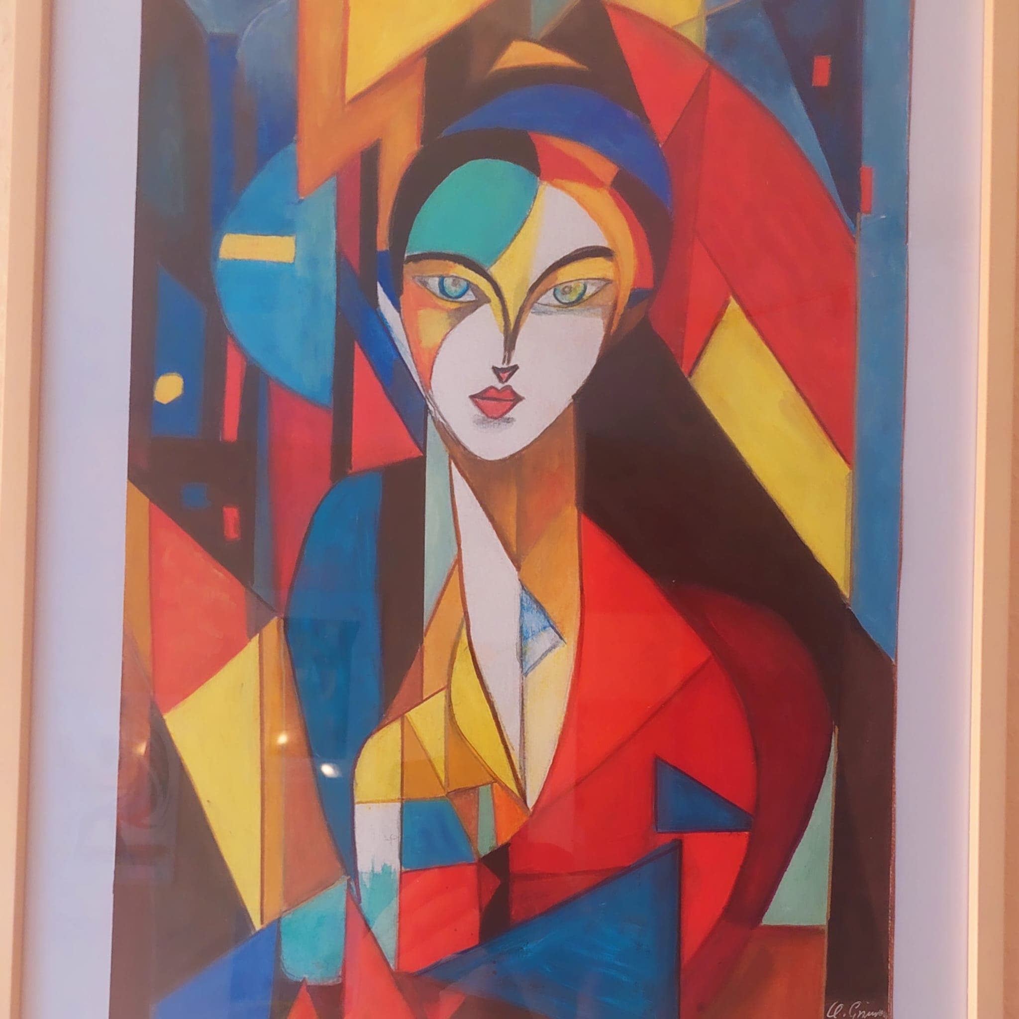 Ohne Titel von Claudia Grimm, Malerei auf Leinwand